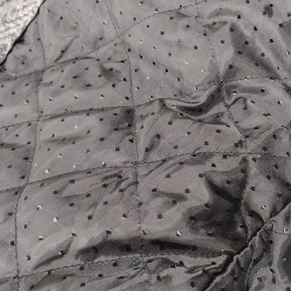 Banana Republic gray and black herringbone weave trench coat. Small - Picture 4 of 12